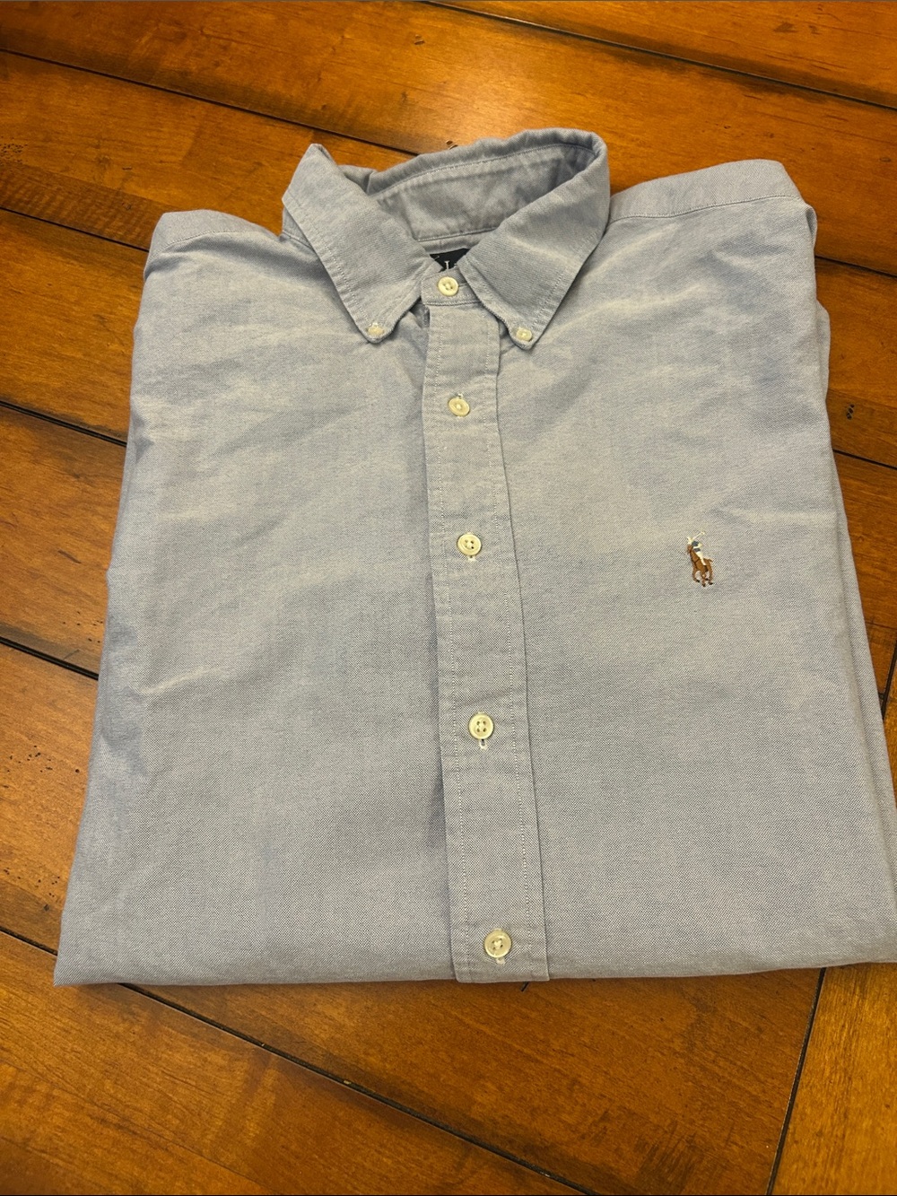 Ralph Lauren Light Blue Button-Down Oxford Shirt